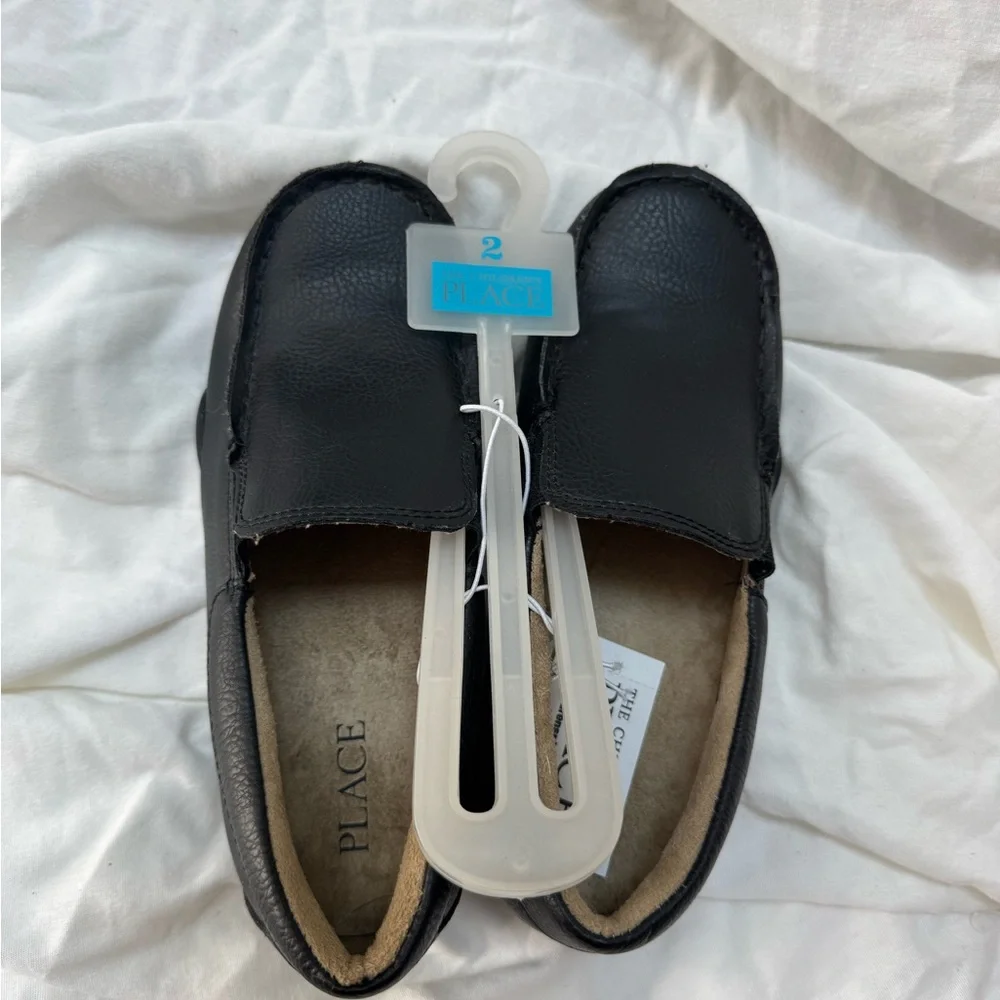 The Children's Place Black Loafer Dress Shoes for Boys